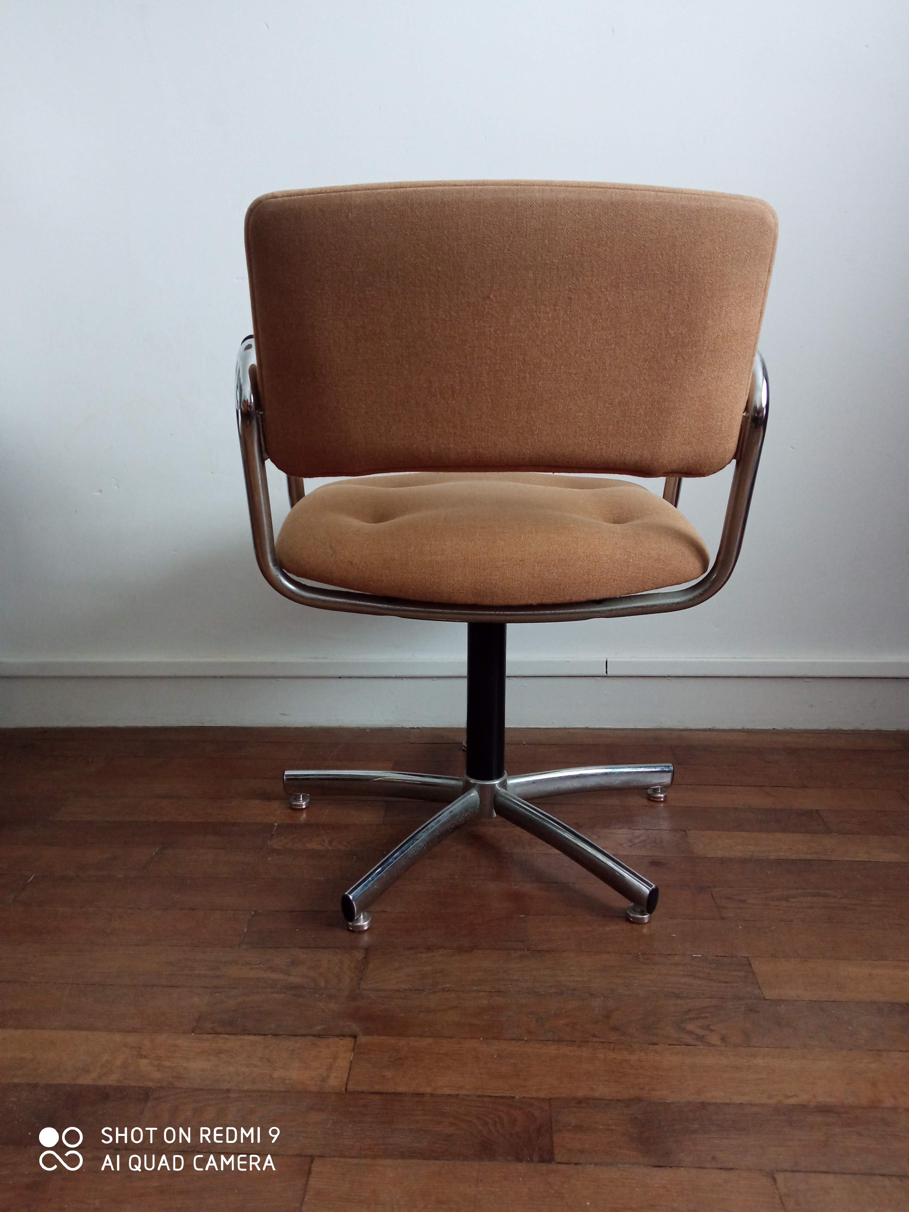 Vintage armchair strafor Steelcase
