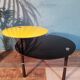 Double tray coffee table 1990s