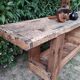 Workshop workbench L261xD50xH80,5cm old beech