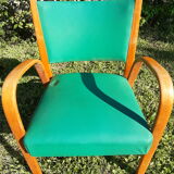 4 chaises et 2 fauteuils bow wood