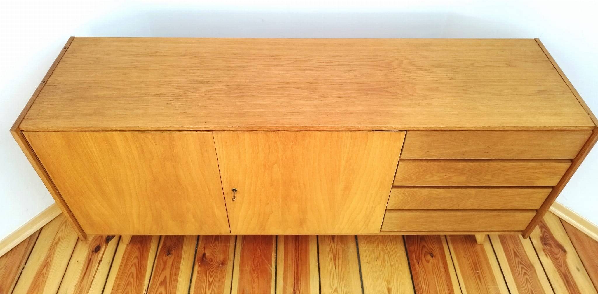 Czechoslovakian Sideboard by J. Jiroutek for Interier Prague, 1960s