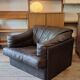 Niels Eilersen leather lounge chair, 1960s