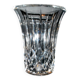 Cut crystal vase signed "Cristal St Louis France" H20