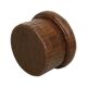 Ottoman design champignon avec espace de rangement De Sede en cuir marron 57 cm