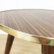 Guéridon vintage tripode formica, 1960