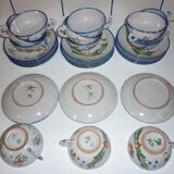 Ensemble café-thé décors de coq