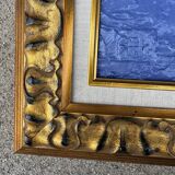 Modernist oil painting on canvas