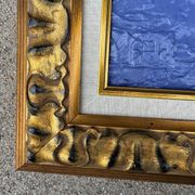 Modernist oil painting on canvas