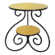 Wrought iron plant holder 60s