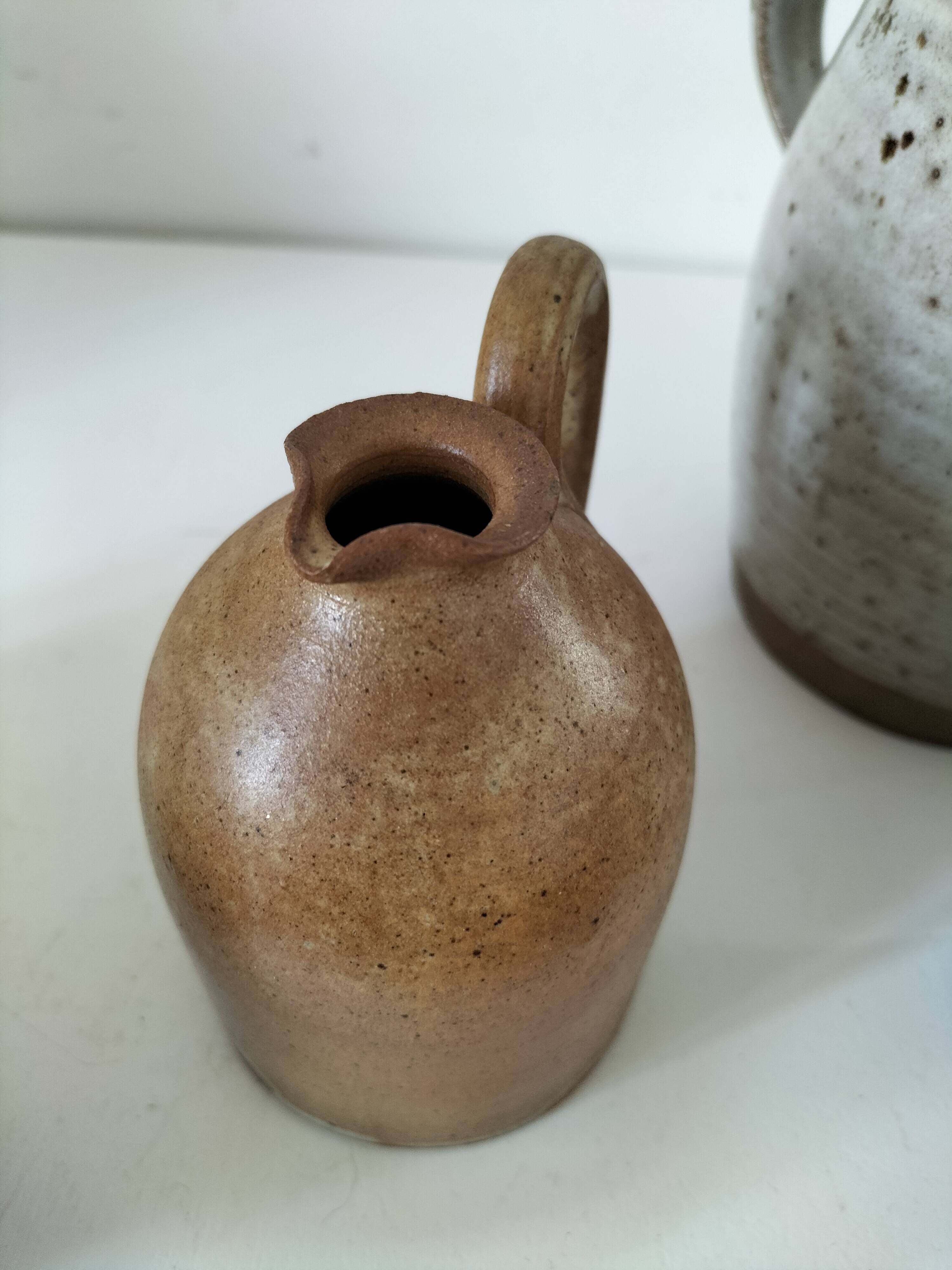 Stoneware service Puisaye – breakfast set - 7 pieces