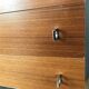 Brasilia-werk dresser white and teak 3 drawers years 60