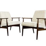 Vintage Armchairs Designed By H. Lis, Poland, 1960's, Set Of 2