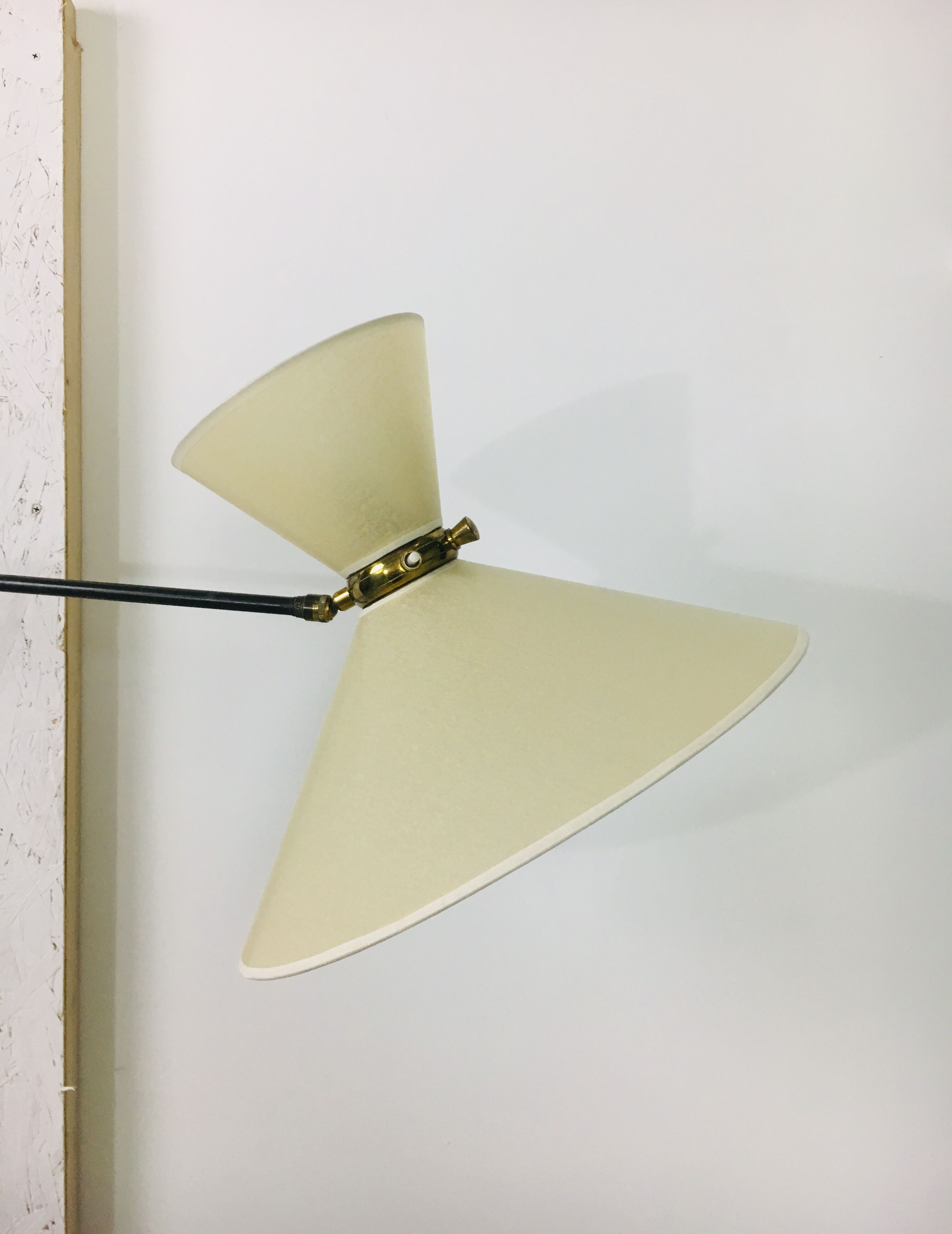 Diabolo wall light  by René Mathieu for Lunel
