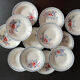 12 plates Digoin Sarreguemines Olga