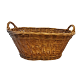 Corbeille à linge en osier