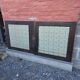 Pair of old solid oak doors