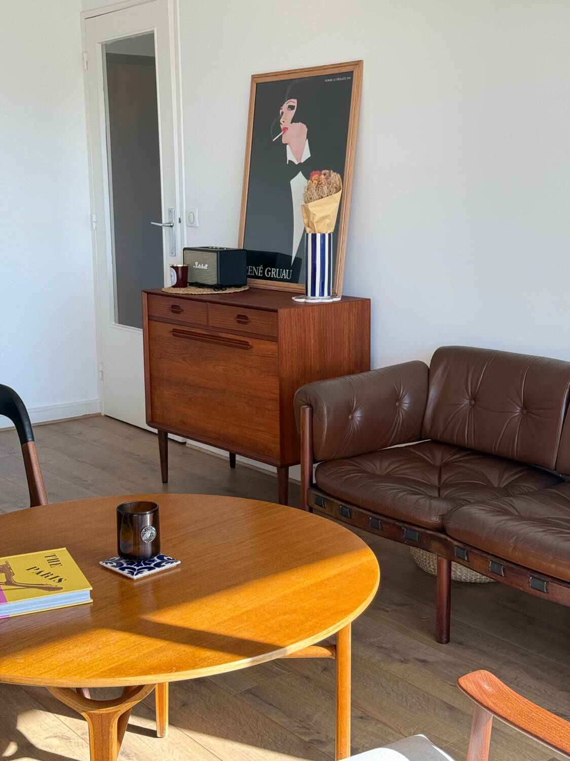 Mid-Century Modern Teak Bar by Ejvind A. Johansson – 1960s