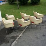 7 chairs modernist armchairs 70s pop loft Froscher Kg