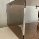 M. Dumas plexiglass and chrome shelf locker