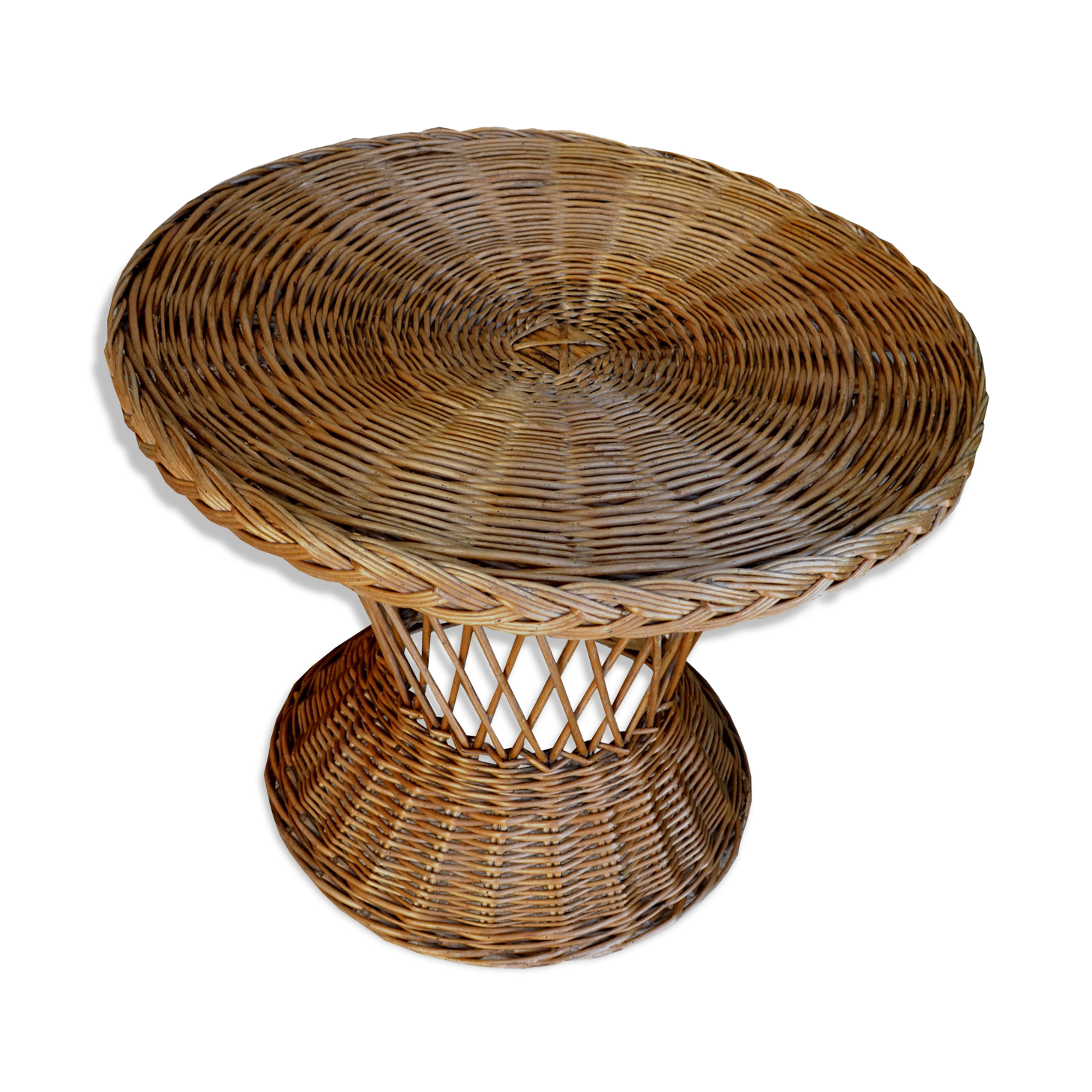 Rattan coffee table