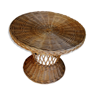 Rattan coffee table