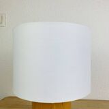 Vintage wooden cylinder lamp by IMT Italy, 1980s