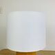 Vintage wooden cylinder lamp by IMT Italy, 1980s