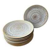 10 assiettes plates