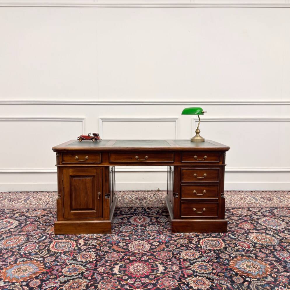 Classic English Chesterfield Desk