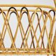 Porte-revues rotin bambou style Franco Albini, Italie, années 1970