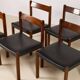 6x Alfred Hendrickx dining chairs for Belform, 1960s, Belgium