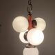 Glass ceiling lamp, Spain, 1970s