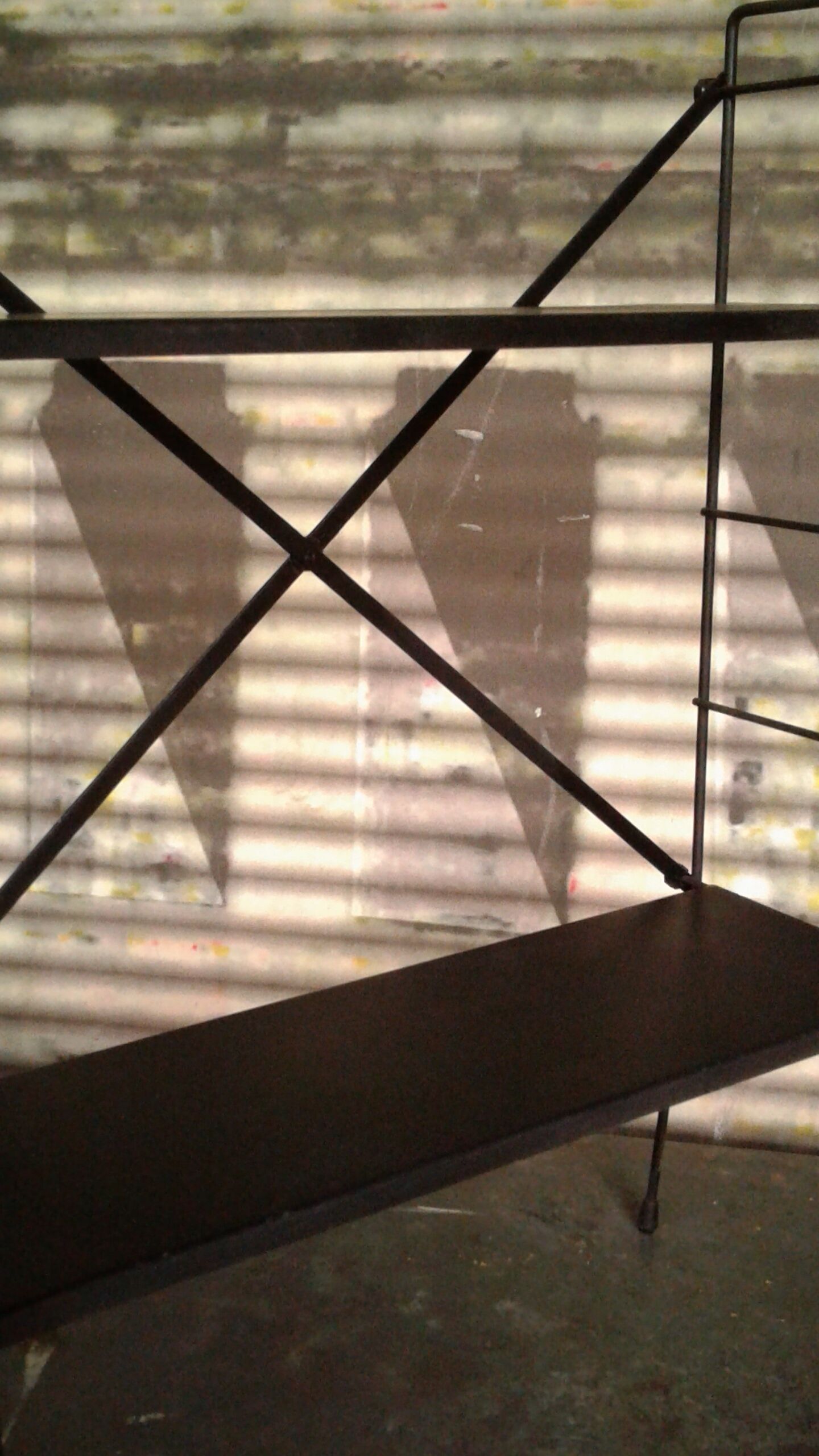 Shelf string taken end sofa