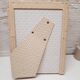 Gilded wood photo frame