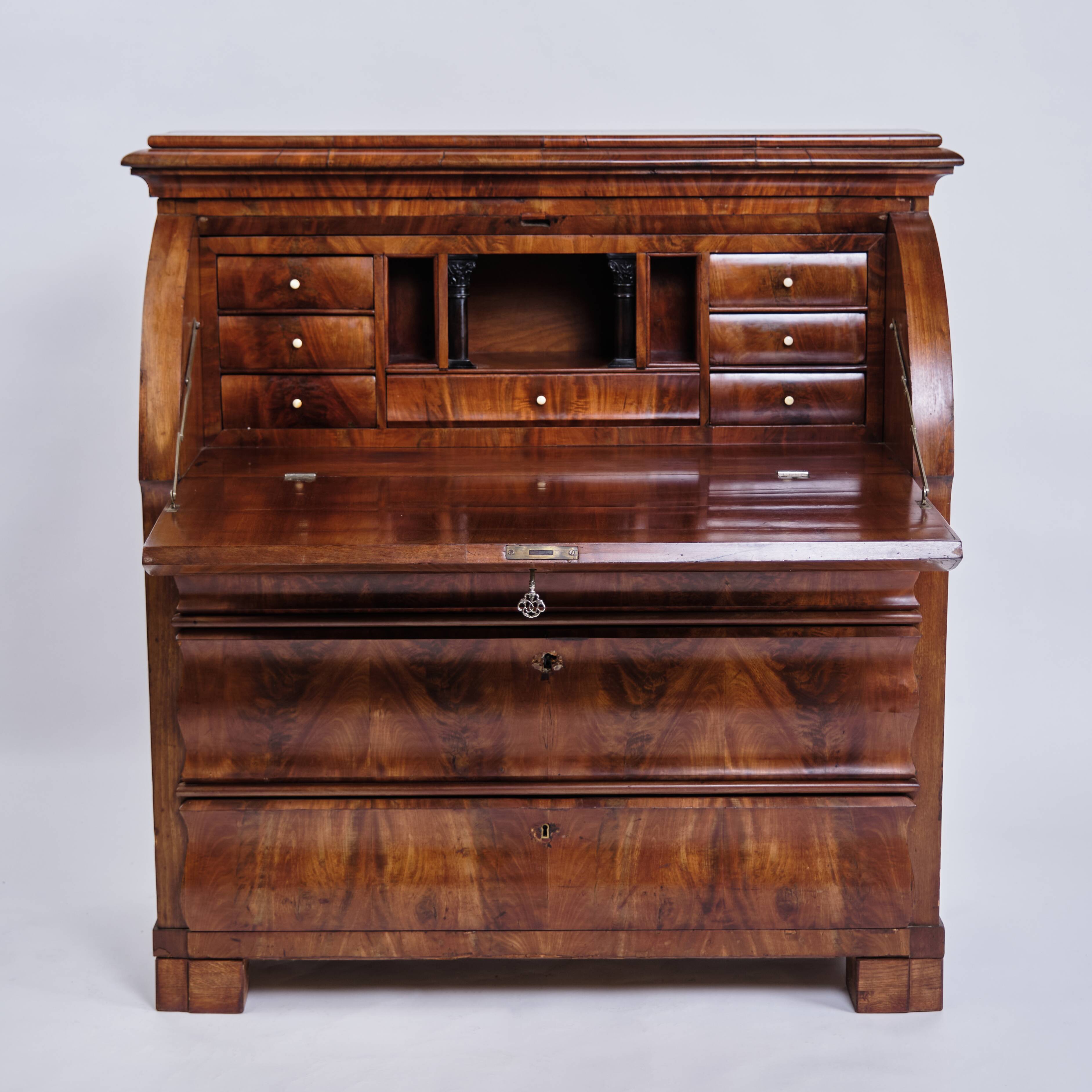 Chatol - 3 Drawers - Hand Polished Mahogany - Danish Cabinet Maker - 1820s