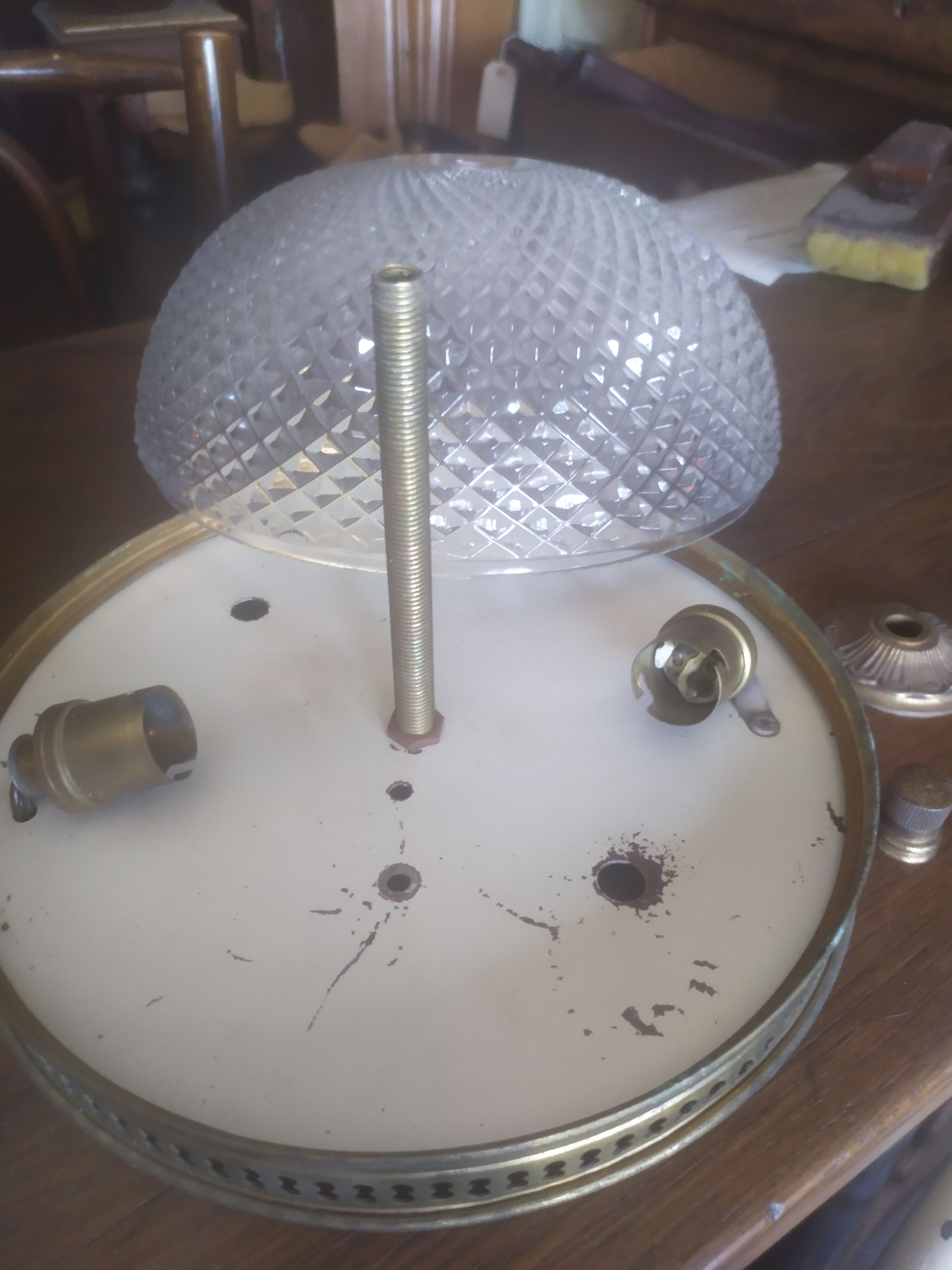 Ceiling light "Urchin" 1950