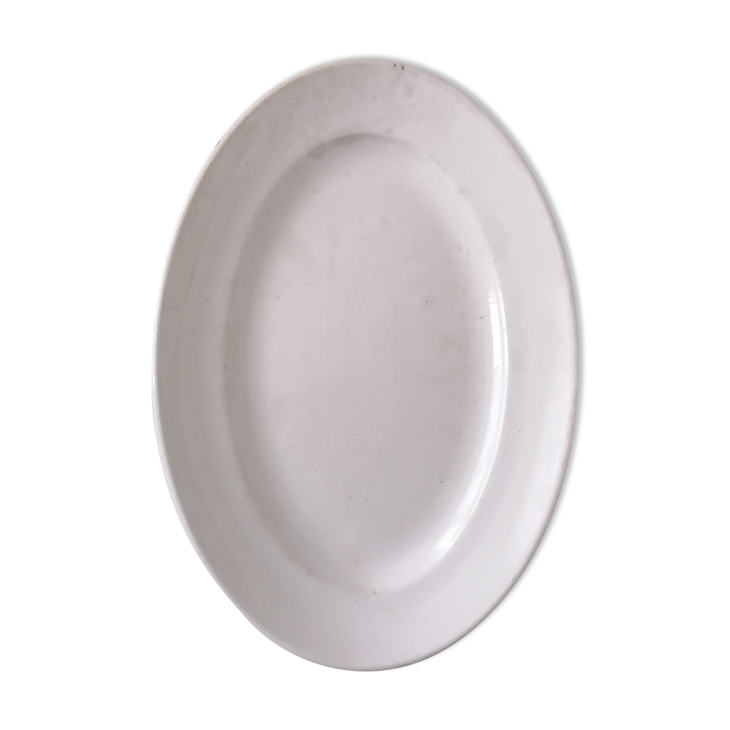 Creil and Montereau oval plate