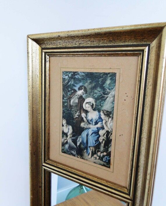 Former Trumeau mirror