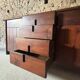 Solid pine sideboard by Silvio Coppola for Fratelli Montina, 1970