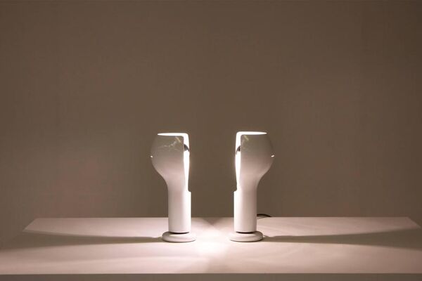 Lampe de table flash de première édition 2207 par Joe Colombo