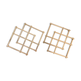 Pair of stretchy French underwear in silver metal, 1940