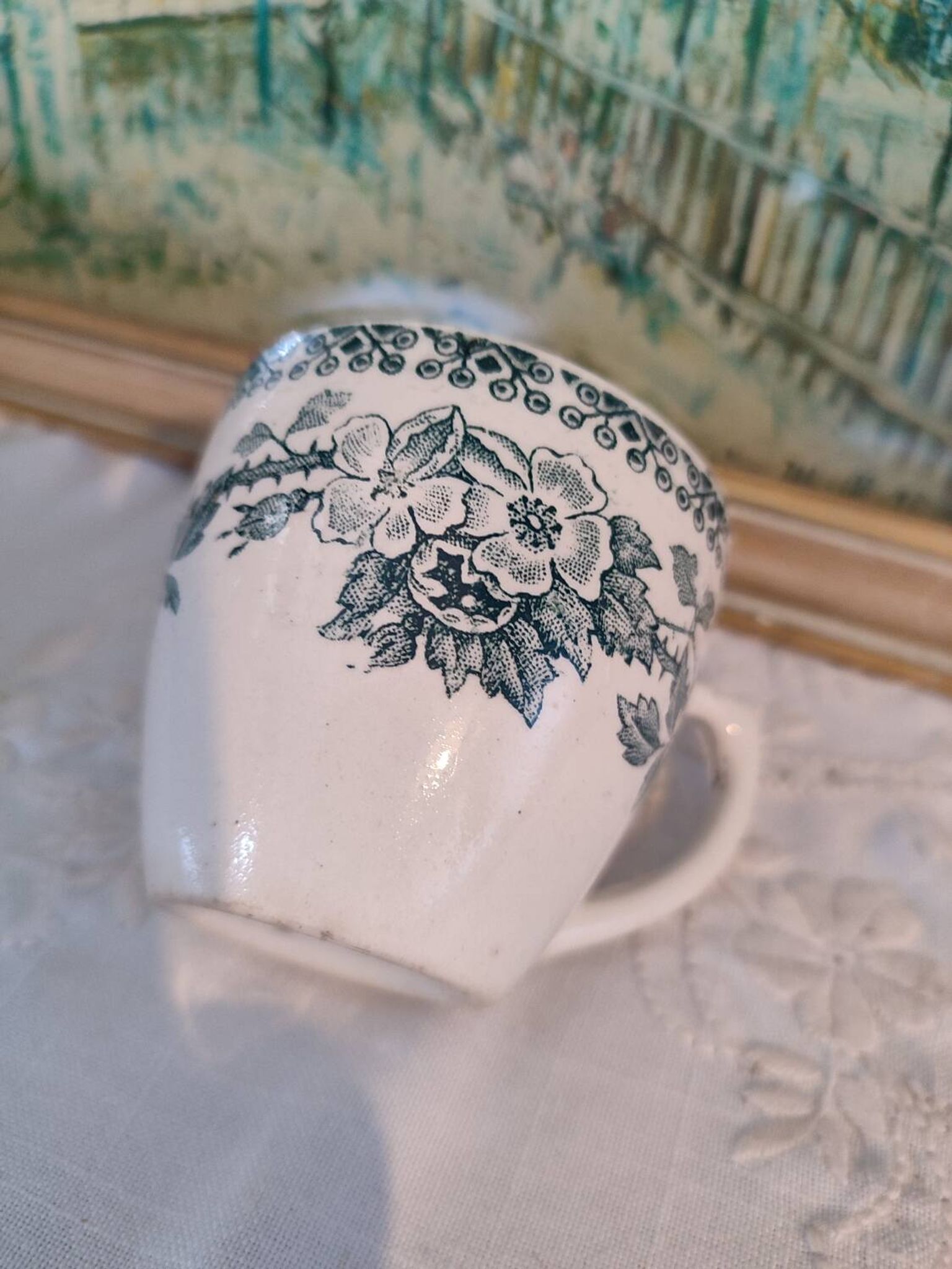Tasse terre de fer St Amand modèle Guadeloupe
