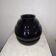 Amethyst blown glass vase art deco