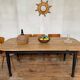 Solid wooden farm table length 204 cm