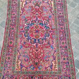 Tapis d'orient fait main ancien persan esfahan 2,15 x 1,35 m