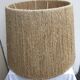 Natural rope lampshade low diameter 55 high 42