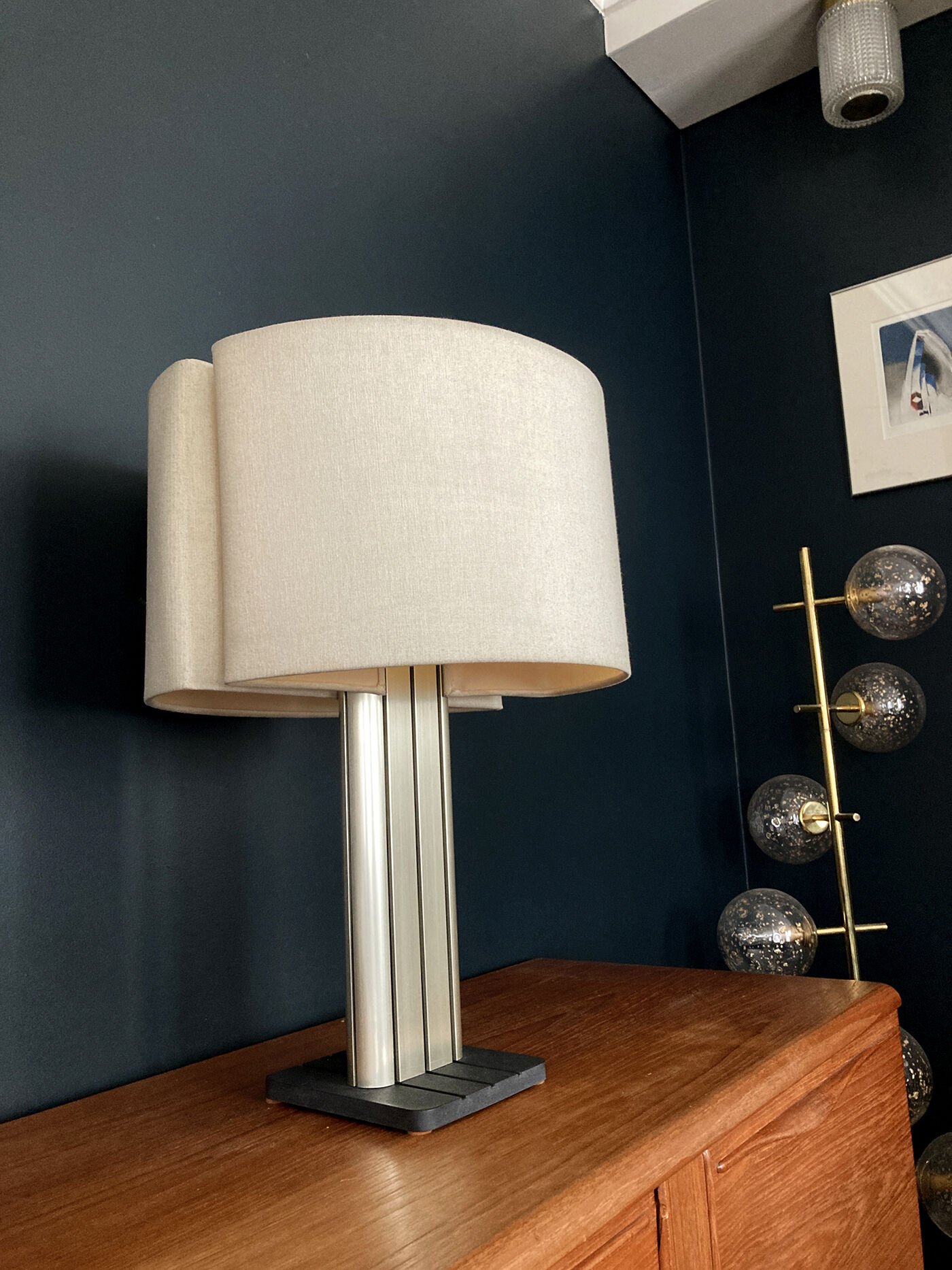 Table lamp strigam by Jean-Pierre Vitrac 1983