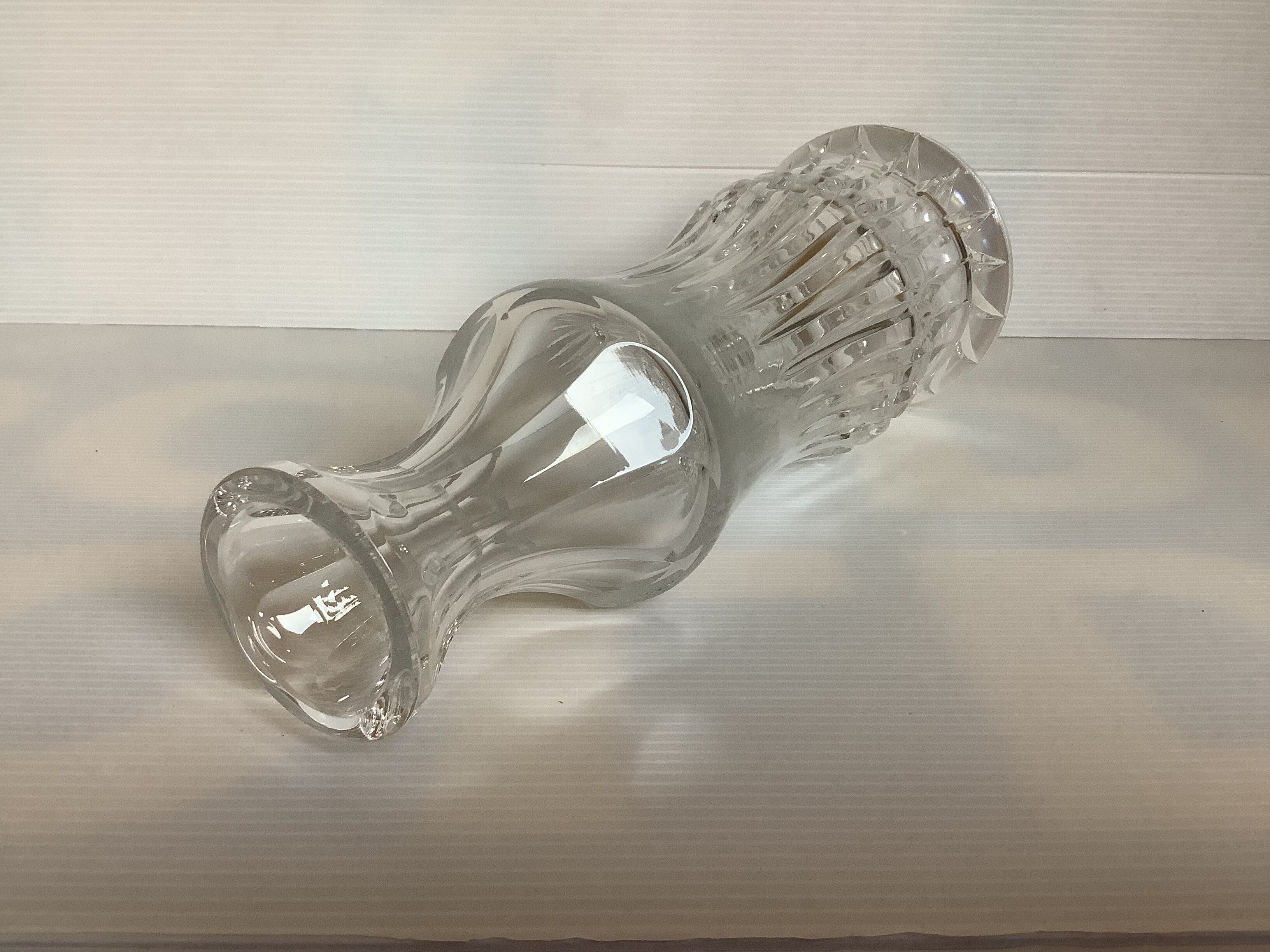 Cut crystal carafe bottle
