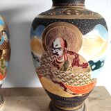 Pair of Satsuma vases
