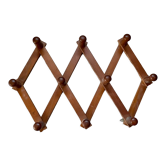 Patère extensible  en bois vintage